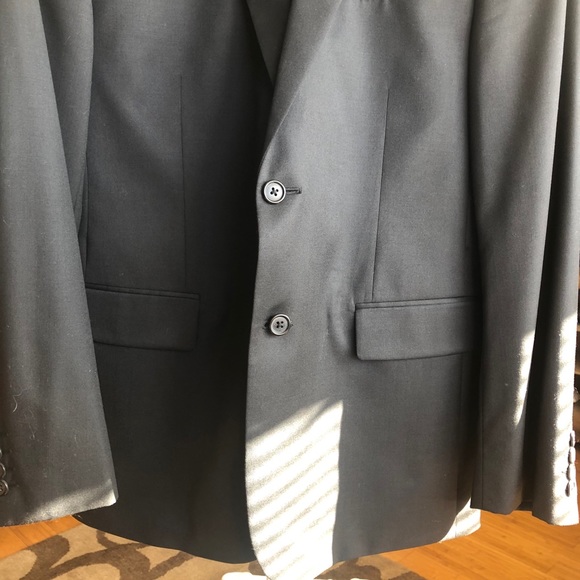 ❤️SALE❤️ Calvin Klein Slim Fit Black Jacket 42L - Picture 6 of 15